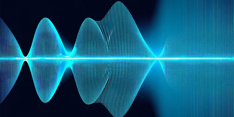 Abstract visualization of behavioral assessment signals — response latency, confidence patterns, and statistical outlier detection represented as overlapping waveforms